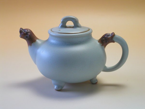 【中国茶具セット】汝窯天青釉茶器セットB