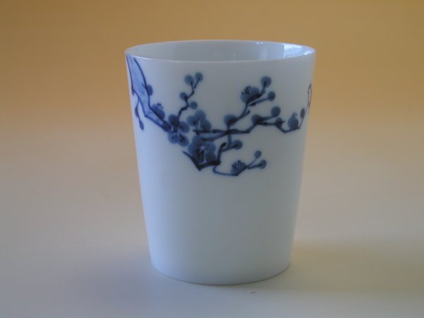 【中国茶具】景徳鎮直立逸品杯（梅）