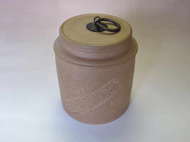 【中国茶具】紫砂製茶葉保存壺（老段泥）