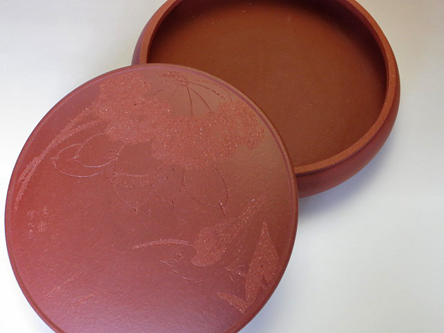 【中国茶具】紫砂製プーアル餅茶保存壺（清水泥）