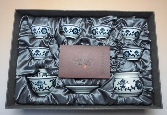 【中国茶器セット】京陶蓋碗茶器セット