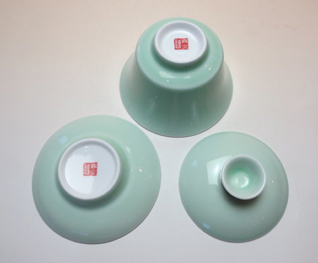 【中国茶器】白玉蓋碗