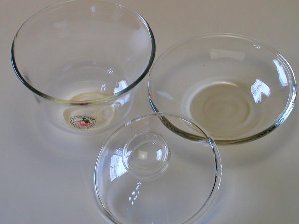 【中国茶具】耐熱ガラス蓋碗